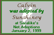 Calvin was adopted from Starlike